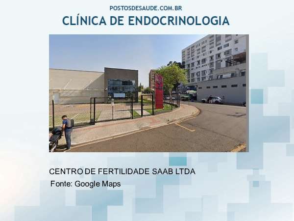 Imagem personalizada com base no google maps da clínica CENTRO DE FERTILIDADE