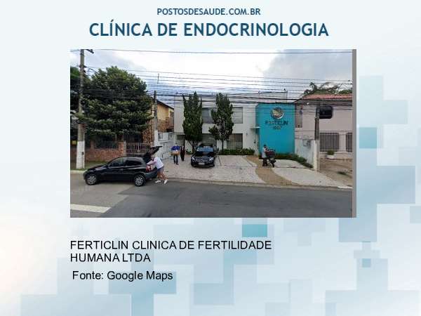 Imagem personalizada com base no google maps da clínica CLINICA ESPEC FERTICLIN
