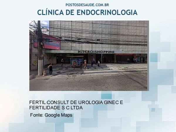 Imagem personalizada com base no google maps da clínica FERTIL CONSULT DE UROLOGIA GINEC E FERTILIDADE