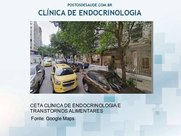 Imagem personalizada com base no google maps da clínica CETA CLINICA DE ENDOCRINOLOGIA E TRANSTORNOS ALIMENTARES